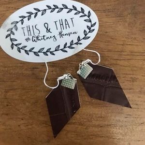 Handmade Leather Earrings